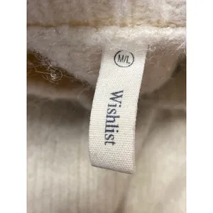 Wishlist Beige Rainbow Striped Long Sleeve Mock Neck Knit Sweater Top Size M/L thumbnail 5