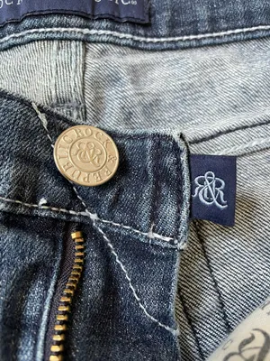 Rock & Republic jeans distressed fading medium wash denim women’s size 10M thumbnail 11