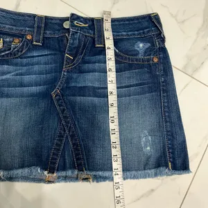 TRUE RELIGION MINI DENIM SKIRT 🔥🔥🔥 thumbnail 5