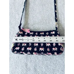 Vera Bradley Pink Elephants Retired Convertible Shoulder Crossbody Handbag Purse thumbnail 9
