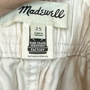 Madewell Denim Pull-On Paperbag Utility Shorts Sz 25 StreetWear thumbnail 5