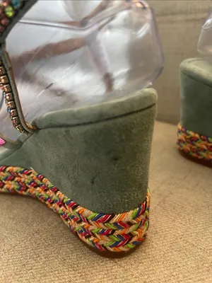 Alma en Pena Colorful Strappy Platform Sandals festival thumbnail 7