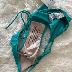 Triumph Teal Tie String Bikini Bottoms NWT Size L thumbnail 7
