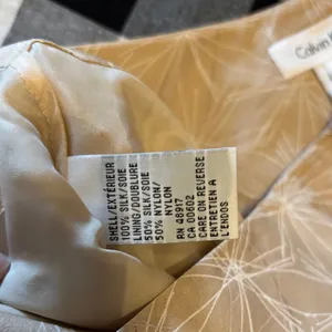 Calvin Klein silk Tan Women's Skirt 2 thumbnail 3
