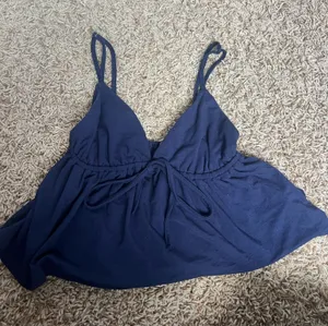 Edikted navy babydoll top thumbnail 1