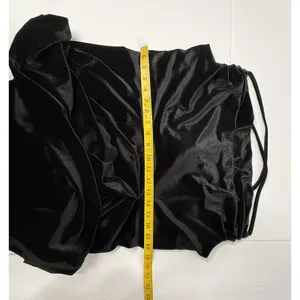 SHEIN Bae Black‎ Dress Velvet Spaghetti Strap 2XL Plus Prom Ruched Stretch New thumbnail 6