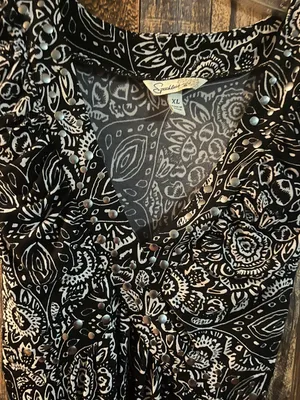 Speechless women's black blouse size XL SH thumbnail 3