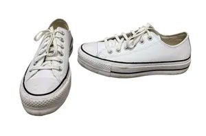 Converse Chuck Taylor All Star Leather Platform Sneaker White Size 7.5 thumbnail 1
