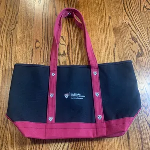 Harvard Business School Executive Education Zippered Canvas Tote Bag thumbnail 1