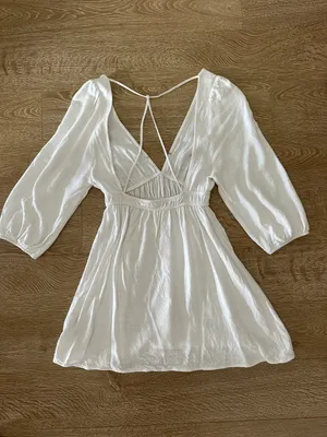 Pull & Bear White Dress thumbnail 4