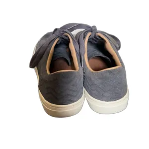 TOMS Lenox Suede Low‎ Top Sneakers Charcoal Grey Womens Size 7.5 Casual Shoes thumbnail 4