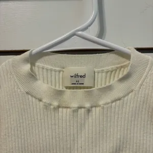 Wilfred Aritzia Reso Sweater Sleeveless Ribbed Crop Tank Top thumbnail 5