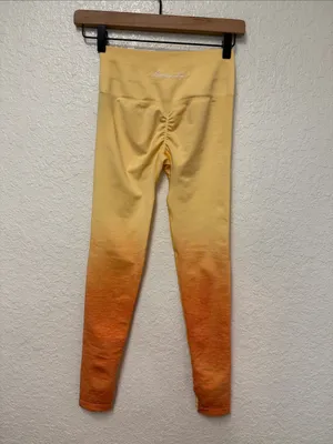 ALPHALETE Ombre Amplify Leggings in Honey Size Small thumbnail 4