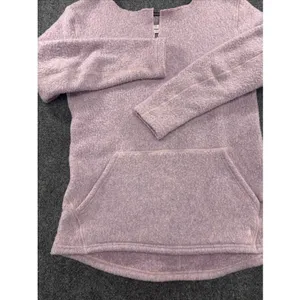 Smartwool Hudson Trail Women’s M Pink Wool Blend Fleece Pullover SW011525 thumbnail 4