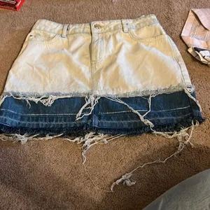 My twin twin‎ set distressed skirt small thumbnail 1