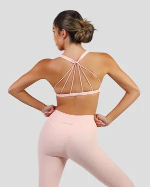 Flourish Bra and Legging Set Pink thumbnail 3
