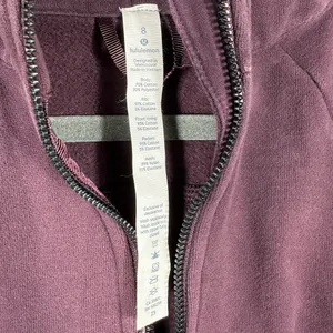 Lululemon Scuba Hoodie Floral‎ Flock Plum Zip Up Jacket Women’s Size 8 thumbnail 8