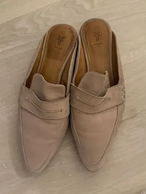 Frye Leather Mules thumbnail 1