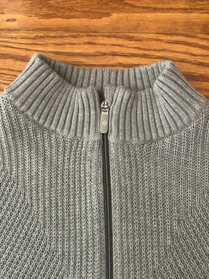 Lululemon Softer Still Wrap Cashmere Blend Zip Up Cardigan Size Medium Large thumbnail 4
