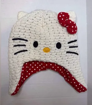 Vintage Hello Kitty by SANRIO‎ 2012 Women’s Beanie Hat thumbnail 1
