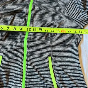 Lukka zip front jacket with neon accents and thumb opening sleeve thumbnail 7