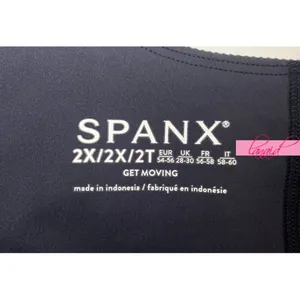 Spanx Get Moving Easy Access Ribbed Straight Dress Dark Storm Stretchy Skort 2X thumbnail 10
