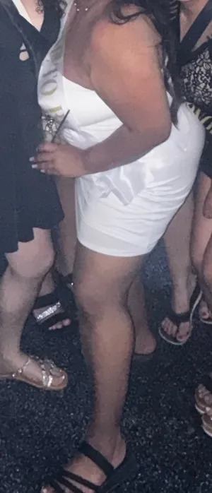 White Night Club Strapless Dress thumbnail 3