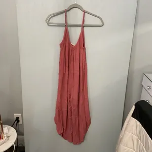 Audrey 3+1 Women Jumpsuit Terracotta Gauze Wide Leg Strappy Small thumbnail 4