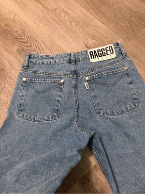 RAGGED Priest Blue Jeans Denim Flare 28 thumbnail 5