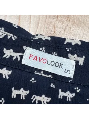 Favolook Cat Print Sleeveless Collared Shirt Dress Black Size Medium Mod Preppy thumbnail 9