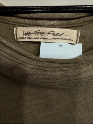 We The Free Army Green Nova Tee -XS- NWT thumbnail 7