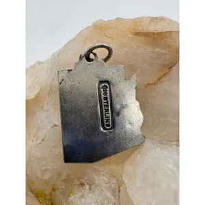 Vintage Sterling Silver Arizona State Map Souvenir Charm Grand Canyon Phoenix thumbnail 2