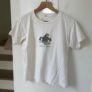 Vintage Curious George Global Expeditions T-Shirt in White thumbnail 1