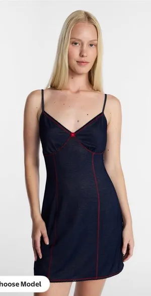 Lee denim nightgown size XL thumbnail 1
