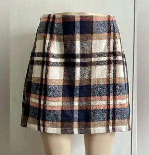 Plaid Academia Mini Skirt thumbnail 1