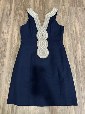 Lilly Pulitzer Navy Valli Shift Dress thumbnail 2