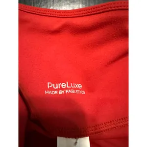 Fabletics‎ PureLuxe Red High Waisted Crossover Leggings Womens XL LG2251354-6218 thumbnail 4