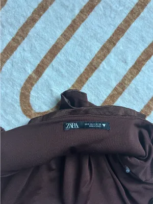 Brown ZARA Corset Top thumbnail 4