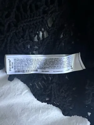 Zara Oversized Crochet Knit Sweater thumbnail 8