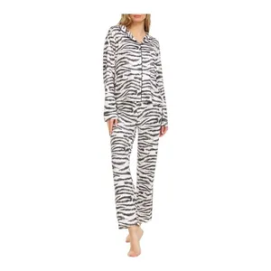 Flora Nikrooz Women’s Zebra Print Pajama Set thumbnail 2