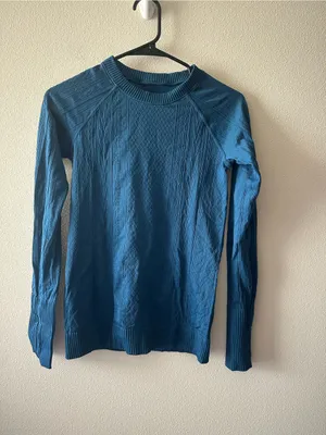 Lululemon Rest Less Pullover Carbon Blue / Carbon Blue W3BO4S size 6 thumbnail 2