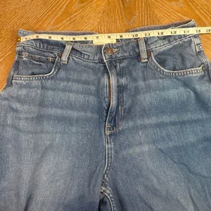Free People We The Free Stride Straight n Wide Jeans Blue Walk Away Size 27 thumbnail 9