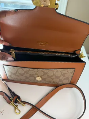 Coach Brown Shoulder Bag Leather thumbnail 11