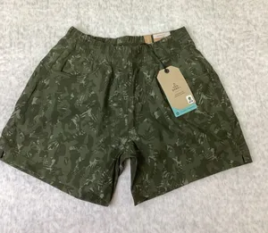 Prana Halle E-Waist Short II Evergreen Camo Green Hiking Shorts Womens 0 5in Ins thumbnail 1