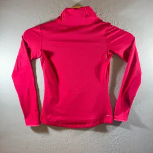 1406 | Nike Pro Dri-FIT‎ Cowl Neck Athletic Training Top Pink Womens Medium thumbnail 2