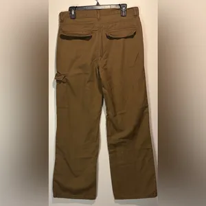 Kensie- Brown Wide Leg Cargo Style Pants Large Front Pockets Casual- Size 8 thumbnail 2