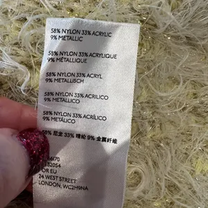 Anthropologie Women larkin Shimmer Knit Cardigan M Yellow Fuzzy Cozy thumbnail 8