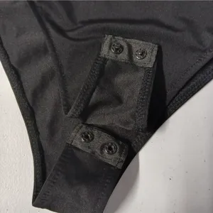 Zara Bodysuit Top Medium Black Fairy Balletcore Dark Romantic Whimsigoth Blouse thumbnail 9