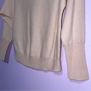 Tahari Cashmere Sweater Soft Pink Women M Contemporary Minimalist Office Modest thumbnail 7
