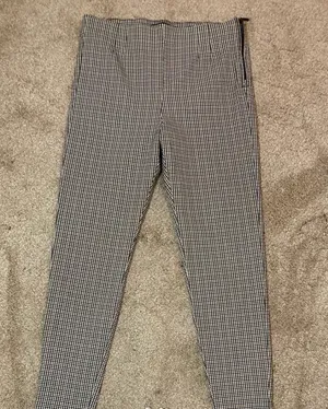 ZARA Plaid Skinny Pants thumbnail 2